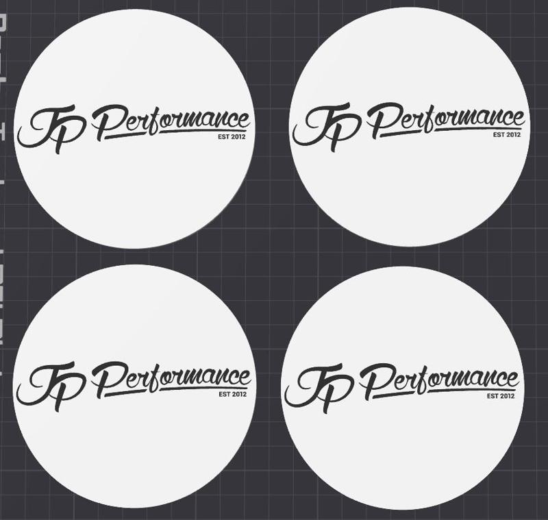 JP Performance Logo Coaster Untersetzer