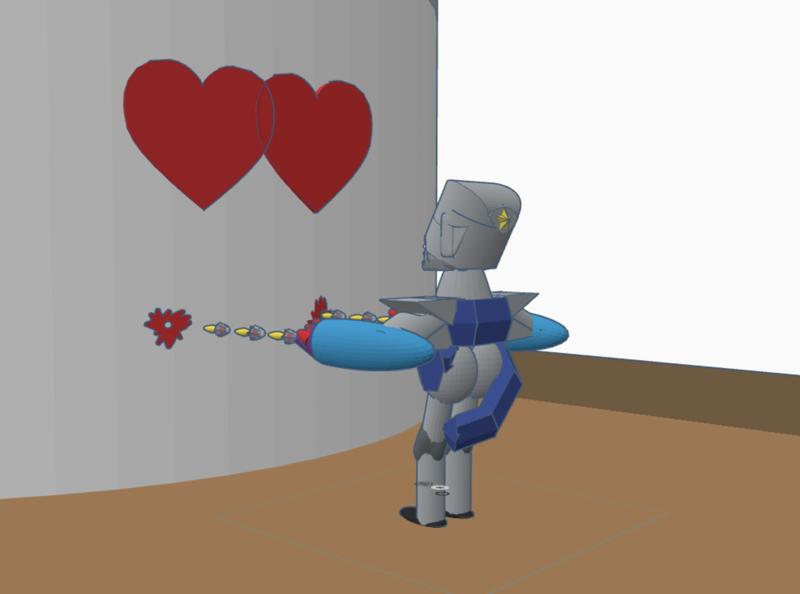 Embarrassed Robot AKA EmBareAssed Robot Wedding Cake Destroyer :)