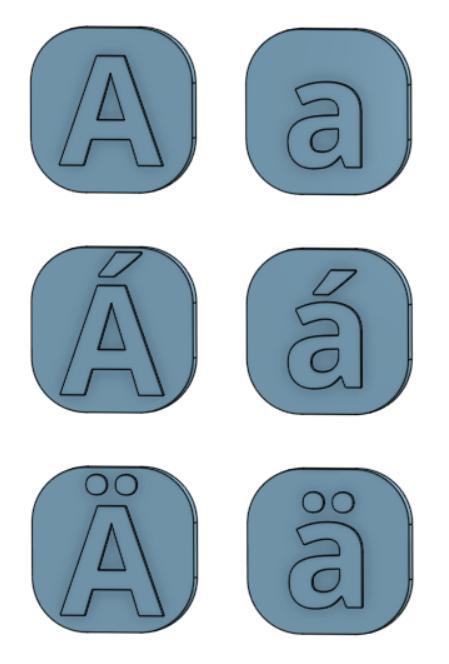 Magnets as alphabet [CZ][DE][EN] version