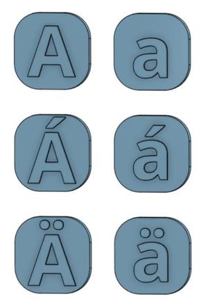 Magnets as alphabet [CZ][DE][EN] version