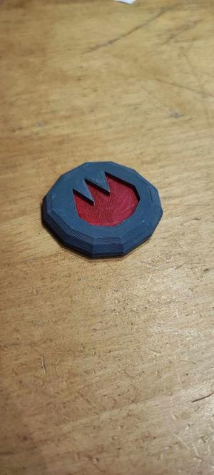 Fire rune fridge magnet from runescape