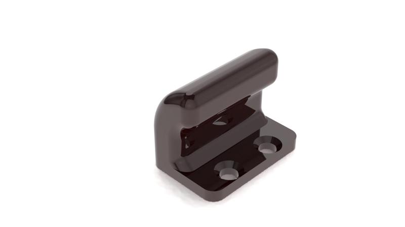 Hinged door stopper