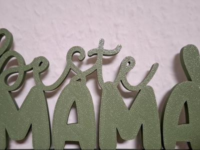 Display Stand "Best Mom/Grandma" Mother's Day