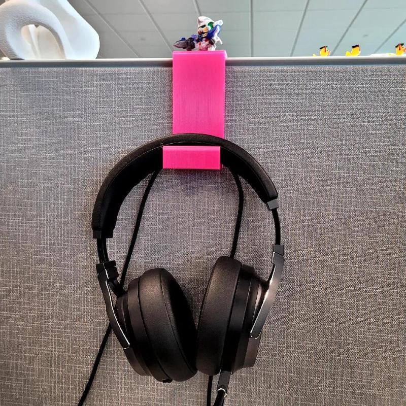 Cubicle Headphone Holder   