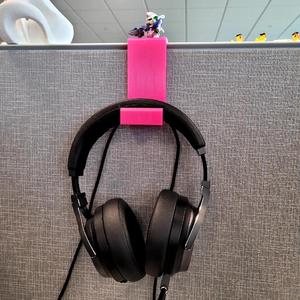 Cubicle Headphone Holder   