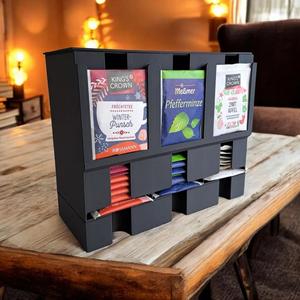 Modern Tea Organizer, Tea Dispenser   