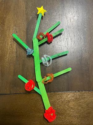 Star for Christmas-tree Craft   