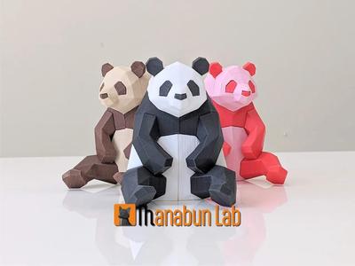 Low Poly Panda Puzzle   
