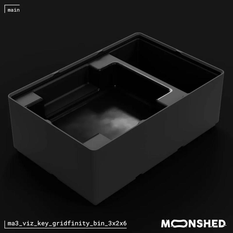 grandMA3 Viz Key Gridfinity Bin 3x2x6   