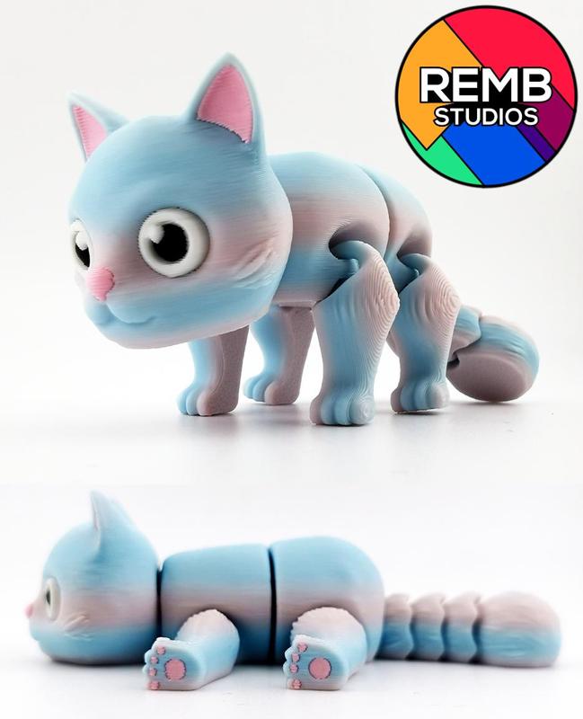 Cute Flexi Cat | Articulated Cat