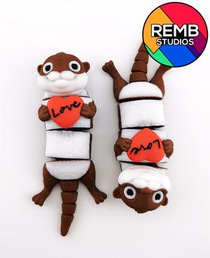 Articulated Love Otter | Flexi Otter