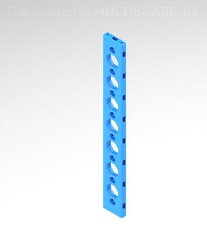 9mu Mid Hole I - Multiboard Beam