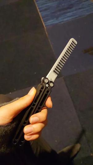 Minicoins Butterfly Knife Comb blade   