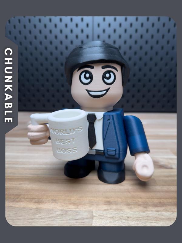 Chunky Michael Scott Kit (No Support, No AMS, No Glue)