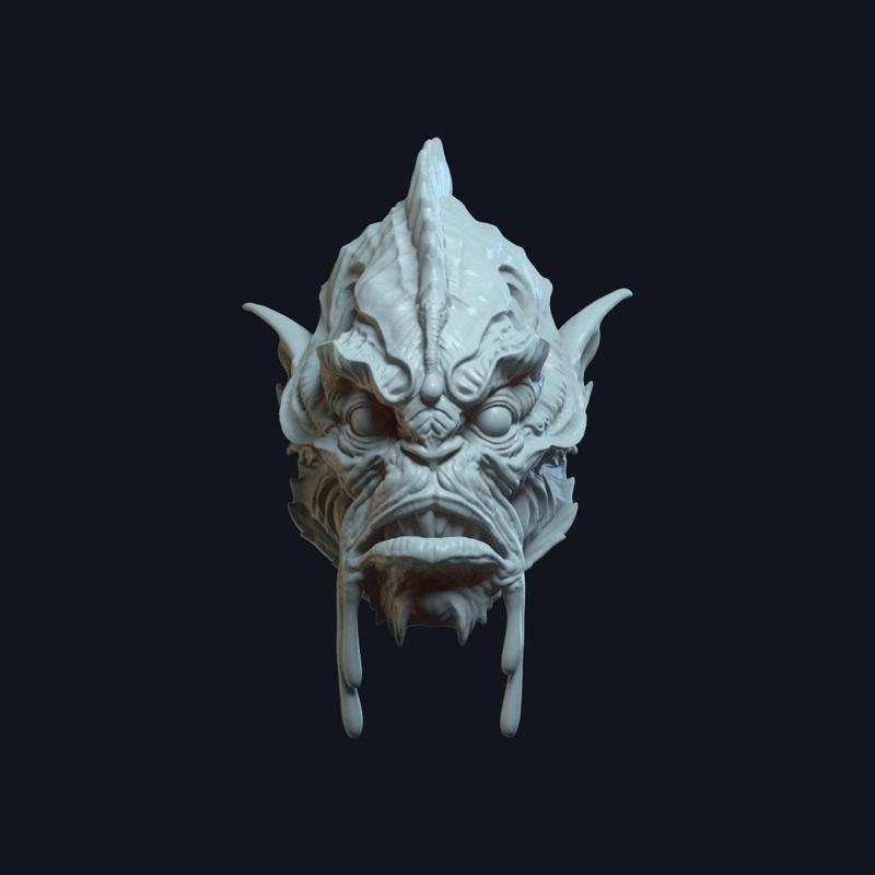 Abyssalor v3 Action Figure Head