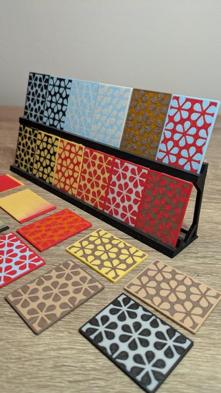 Patterned color swatch