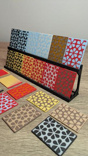 Patterned color swatch