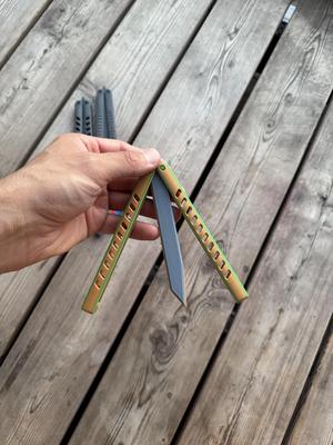 JP Defence Fidget Balisong Butterfly Knife