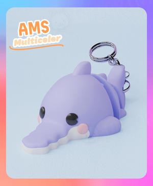 Flexi Sawfish Keychain (Multicolor)