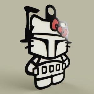 StarWars - Hello Kitty - Boba Fett - KeyChain