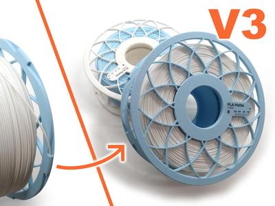 Bambu Refill spool - With internal filament clip!