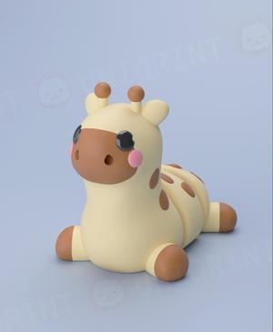 Flexi Giraffe Keychain