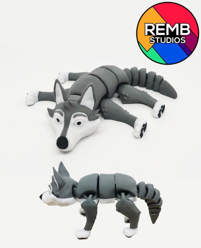  Flexi Wolf | Articulated Wolf NO support
