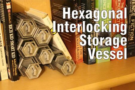 Hexagonal Interlocking Storage Vessel