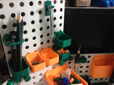 Small drawer mede to fit with V3D pegboard organizer system