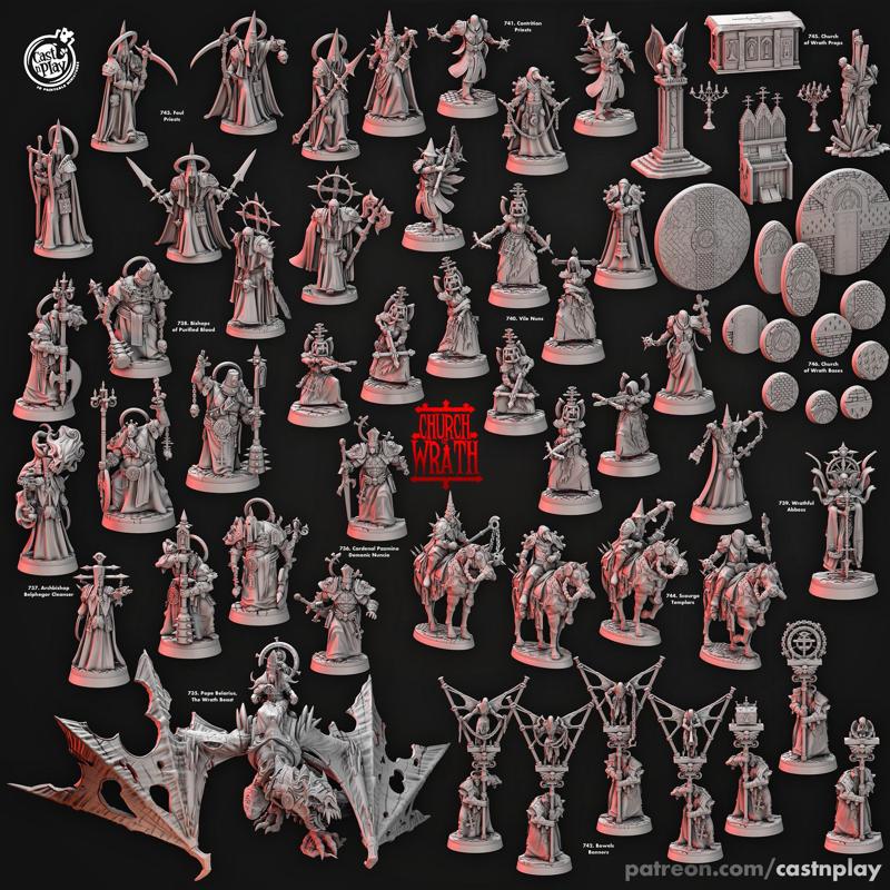 Church of Wrath (Bundle) (Pre-Supported) | Cast n Play