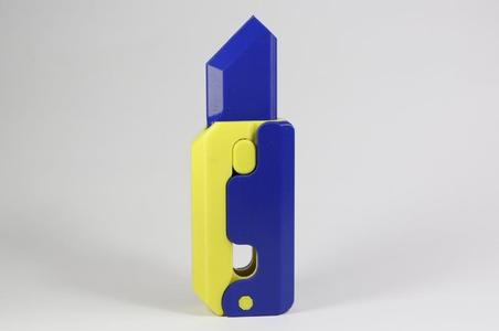 Fully Printable Gravity Knife Fidget Toy