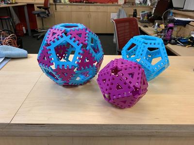Interlocking Polygon Puzzle Shape