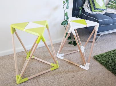 Stool - 3D Printable Life Size Furniture