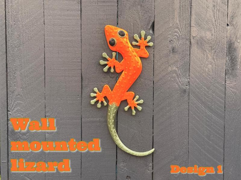Wall Mounted Lizard, Design 1