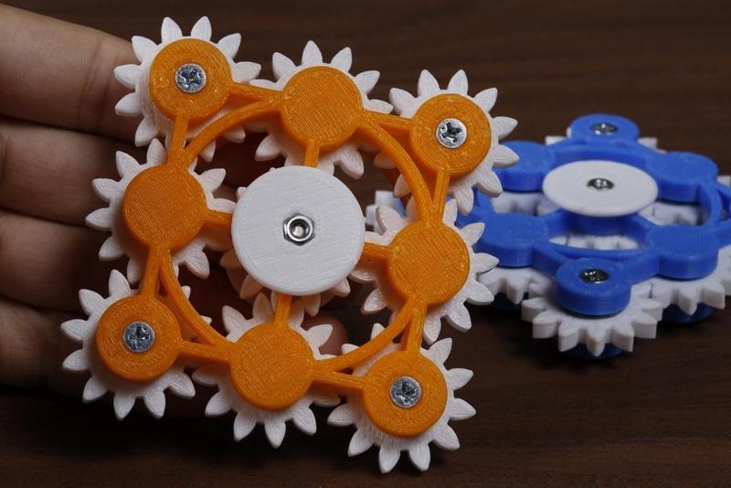 9 Gear Fidget Spinner