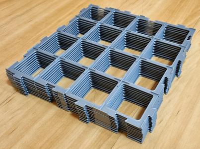 Karak / Carcassonne 4x4 tiles grid / mřížka