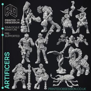 Artificers Collection - 12 Models - PRESUPPORTED - 32mm scale
