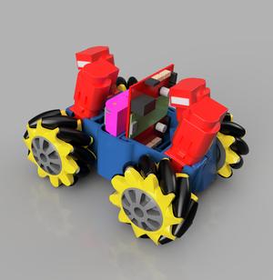 XRP Chassis for Mini Mecanum Wheels Robot