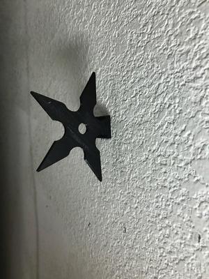 Ninja Star Wall Hanger - Now with Improved stronger design