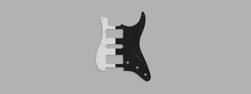 Fender Stratocaster Guitar Pickguard HSH