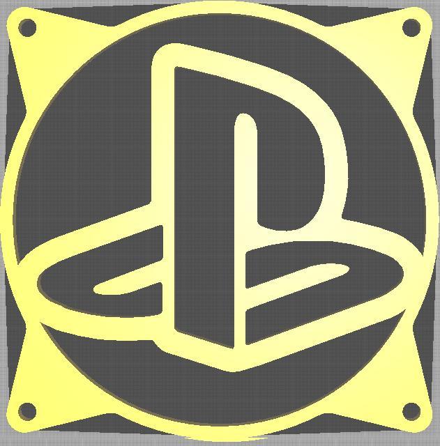 Playstation Logo Fan Grill
