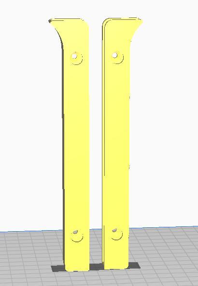 Wacom Intuos Medium (S) under desk brackets / Untertischhalterung