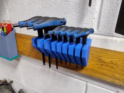 T handle Hex Key Holder