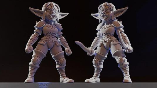 Goblin Figther/Rogue Chibi/Anime (DND / TTRPG)