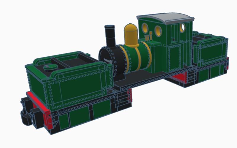009 Very WIP freelance Garratt tram engine for Tsugawa Yokou Super Mini TU-9A chassis.