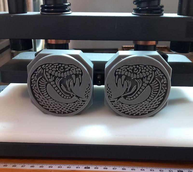 Leather Stamps 75mm Serpent #2