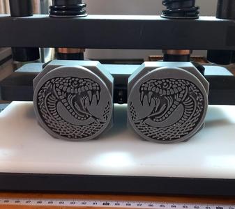 Leather Stamps 75mm Serpent #2
