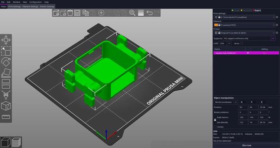 Square Hub Holder