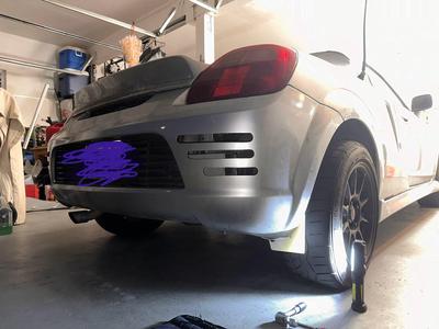 Toyota MR2 Spyder Mudflaps (Full and Half Flaps)