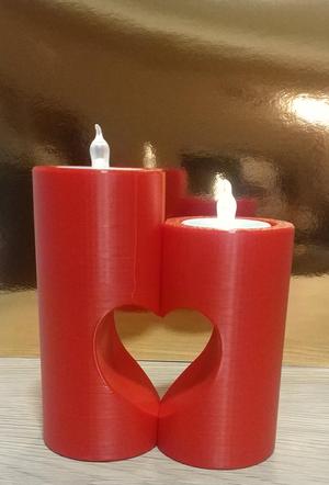 Heart candelstick
